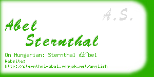 abel sternthal business card